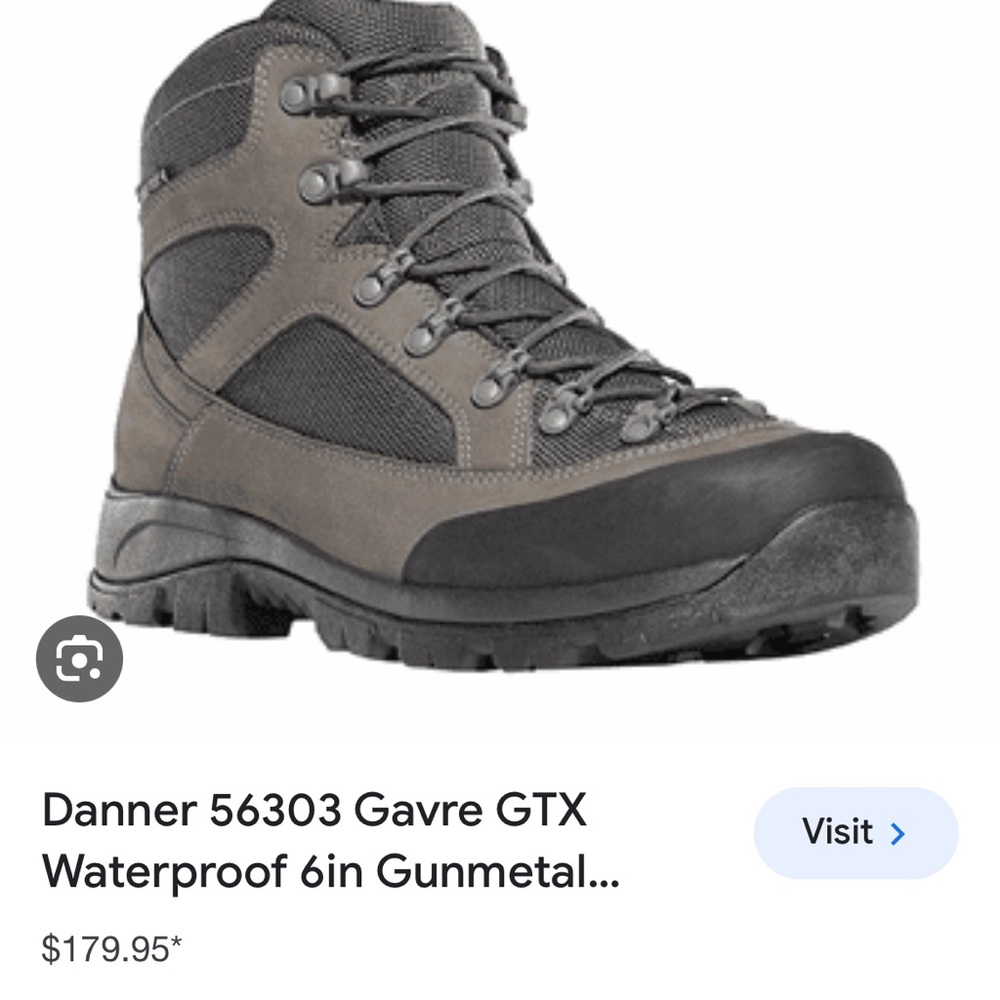 Gore-Tex boots Danner gavre gunmetal